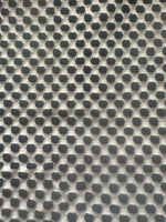 Black Raised Spotted Circular Knit