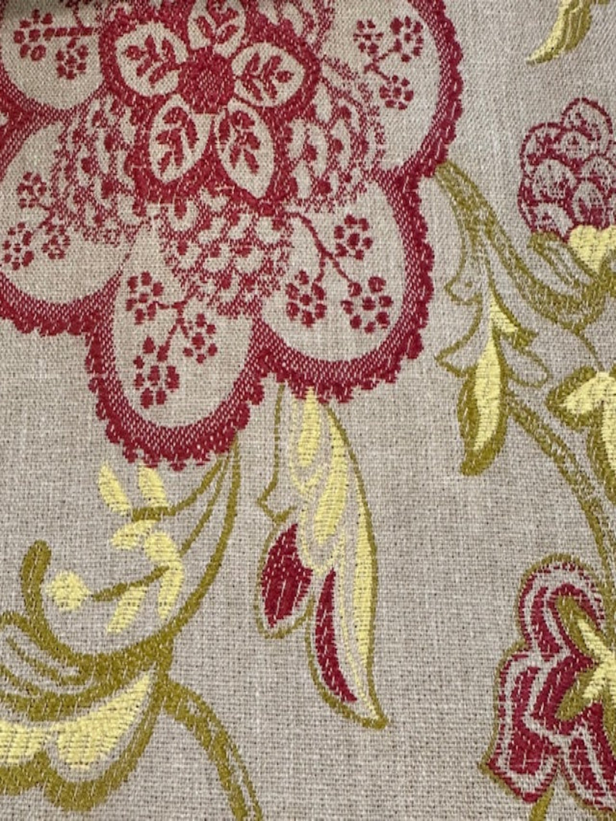 Jewel Coloured Trailing Jacquard