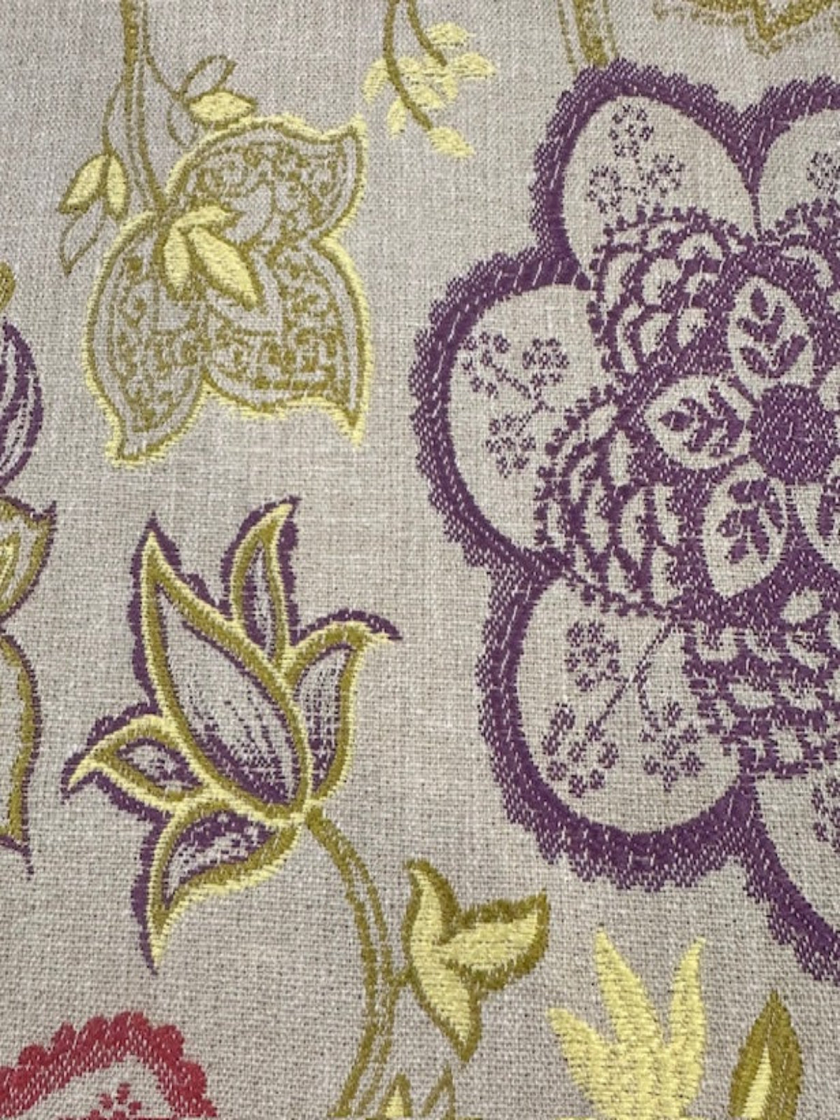 Jewel Coloured Trailing Jacquard