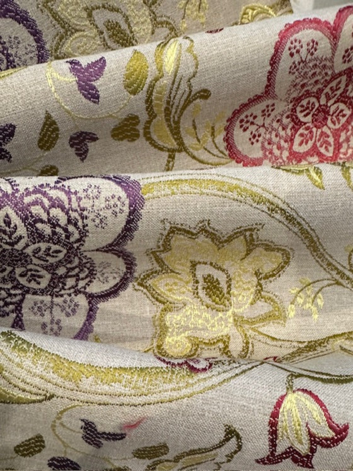 Jewel Coloured Trailing Jacquard