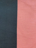 Pink /Navy Broad Linen Mix "Jack Wills" Stripe. Stripes Running Along the Fabric