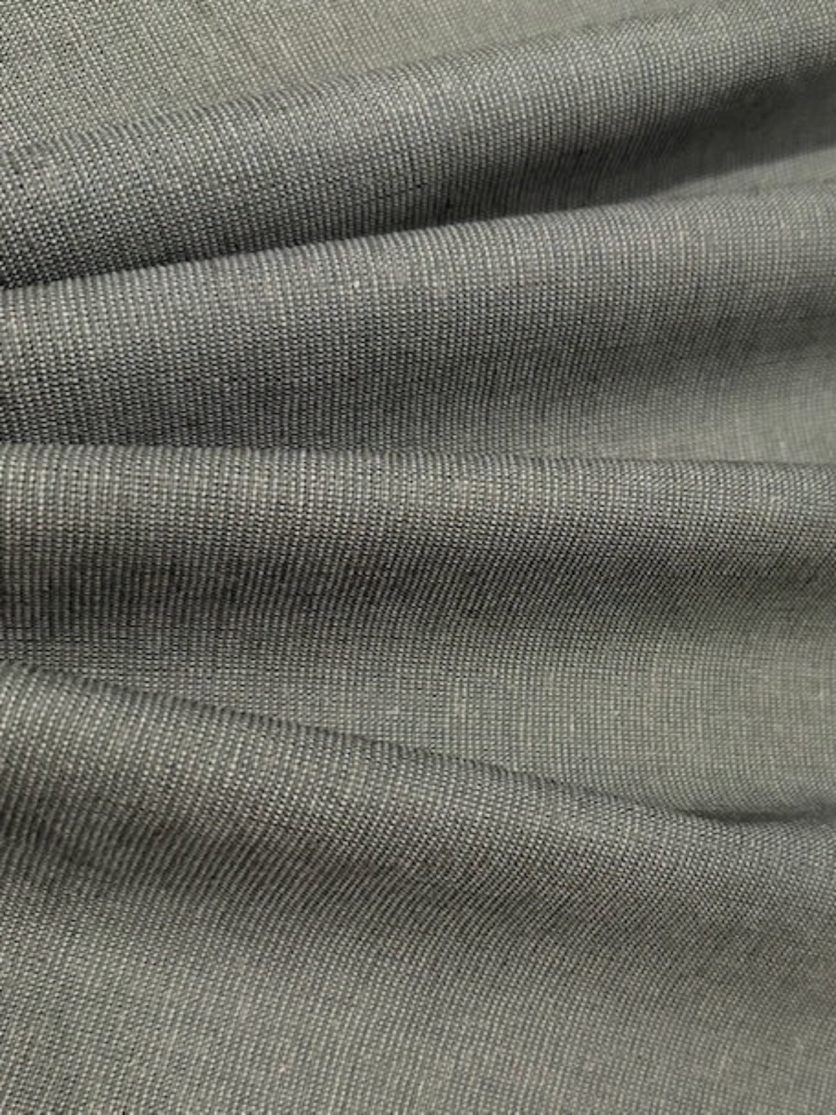 Forest green 2 Tone Linen/Cotton Mix with One Way Stretch