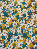 Lime & Emerald Flowers on Cotton Lawn