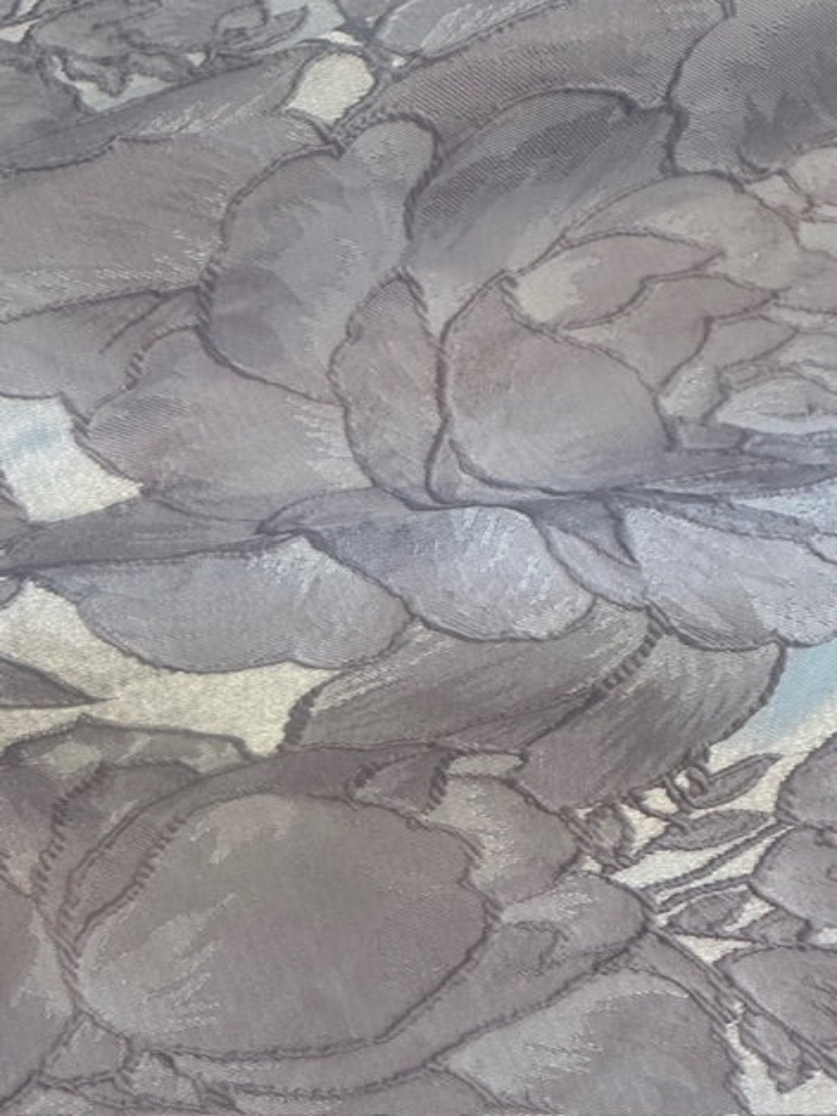 Mauve Corded & Textured Jacquard