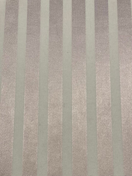 Pale Lilac Satin stripe. Stripes run along the Fabric.