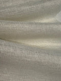 Ivory Linen Open Weave with Pale Gold Lurex Crisp Handle