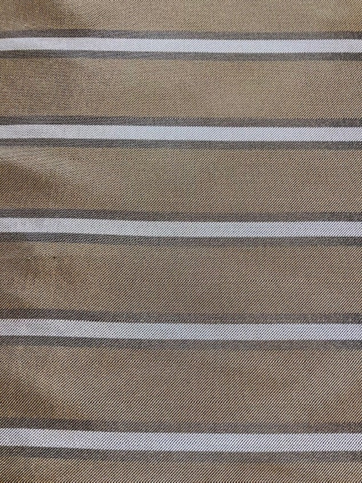 Antique gold Woven Lining Stripe. Stripes Running Across the Fabric