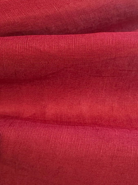 Maroon Lightweight Linen/Cotton Mix