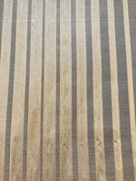 Deep Mink Irregular Stripe by " Salko".  Stripes Run along the Fabric, Crisp Handle.