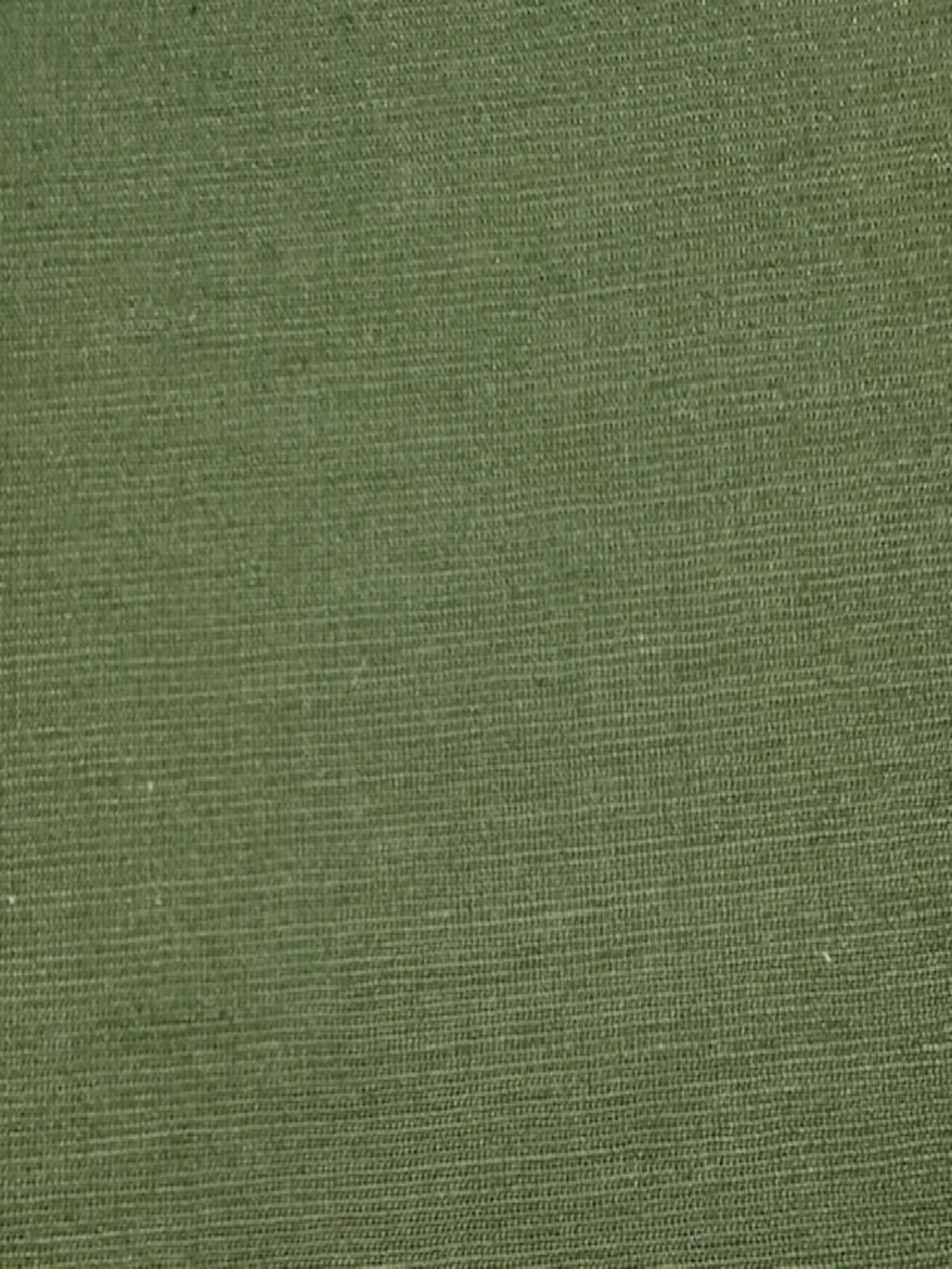Moss Green 2 Tone Linen/Cotton Mix with One Way Stretch