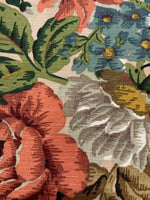 Multi Allover Rich Coloured Flower on Linen/Cotton." Sanderson - Cover Point"