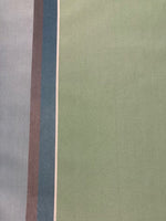 Multi Silk Stripe on Taffeta. Stripes run along the Fabric.