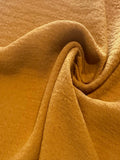 Mustard Textured Crepe Jersey