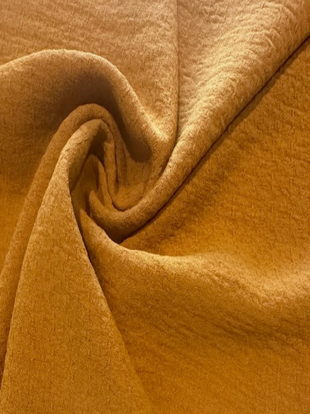 Mustard Textured Crepe Jersey