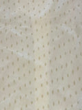 Mustard Dot on Cream Yoryu Silk Chiffon