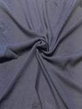 Navy Bamboo Poplin, Soft Handle