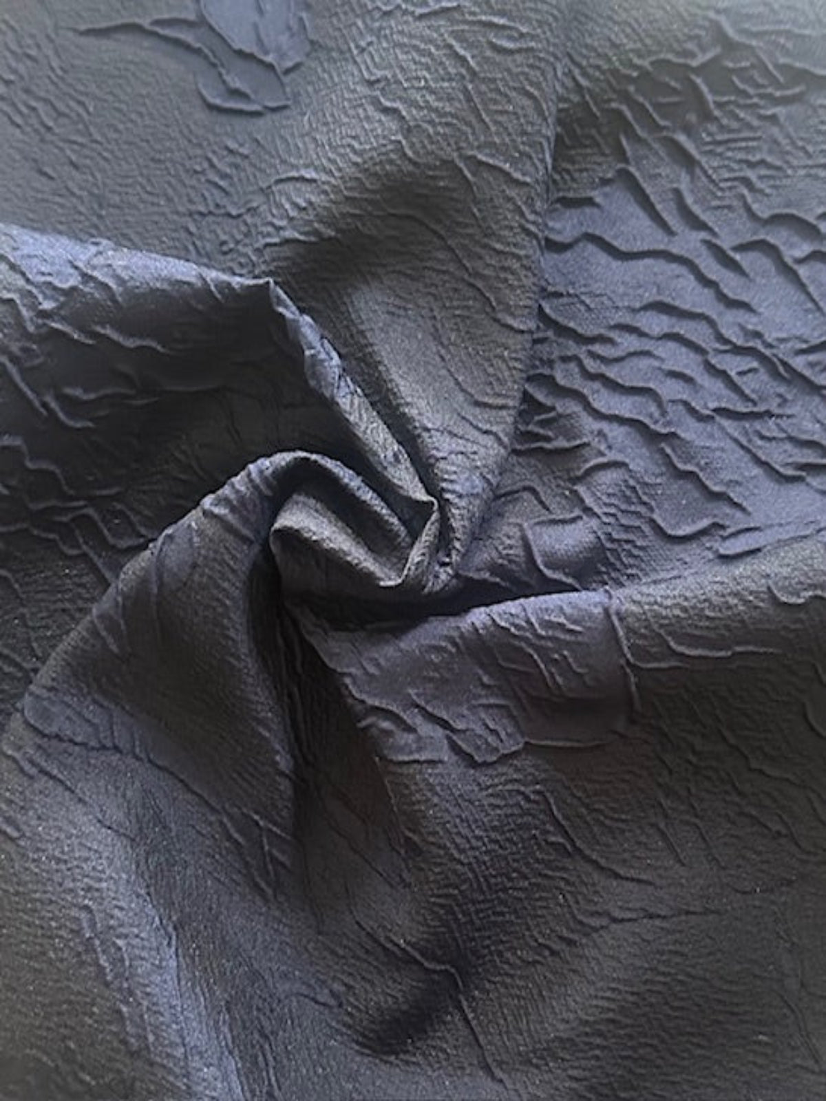 Navy Embossed & Textured