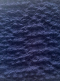 Navy Textured Seersucker Type Knit