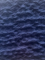 Navy Textured Seersucker Type Knit