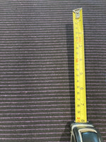 Dark Lilac/Black Stripe Suiting Weight, Soft Handle, Stripes run across the fabric.