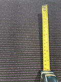 Dark Lilac/Black Stripe Suiting Weight, Soft Handle, Stripes run across the fabric.