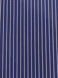 White Stripe on Navy Shirting&nbsp;