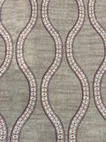 Amethyst/Cerise Ogee Stripe "Sanderson - Ogee Stripe"