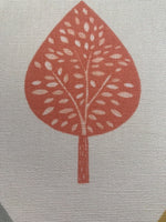 Multi Tree &amp; Leaf Print on Cotton Furnishing