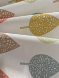 Multi Tree &amp; Leaf Print on Cotton Furnishing