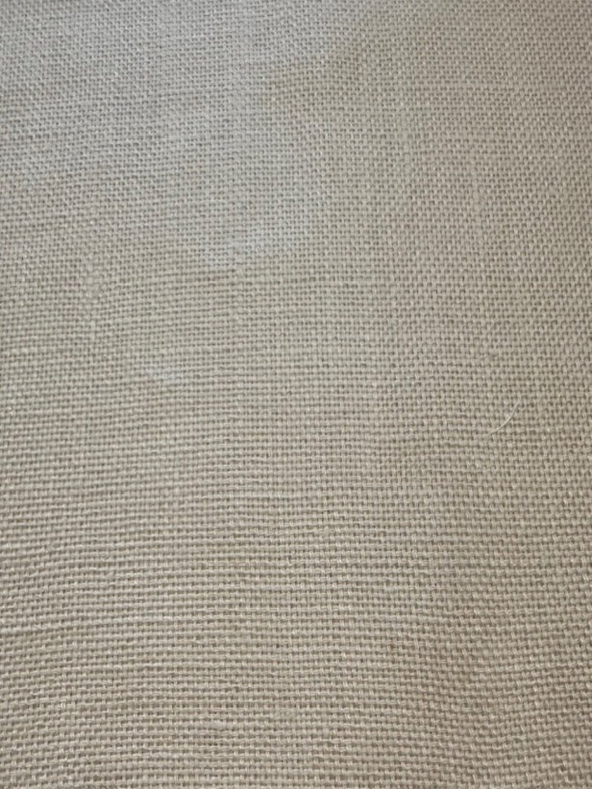 Ivory Open Weave Hessian Like linen