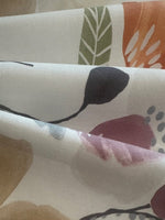 Orange Multi Large Floral Cotton Furnishing