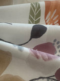 Orange Multi Large Floral Cotton Furnishing