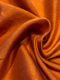 Orange Soft Handle Silk Dupion Blouse Weight