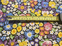 Multi Allover Flowers on Cotton Lawn