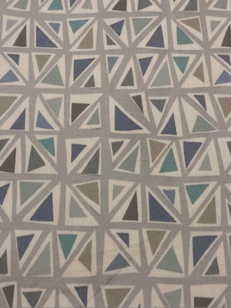 Pastel Mosaic Geometric on Cotton " Sanderson - Mosaica"