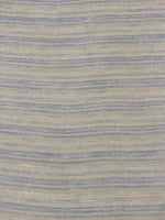 Pale Blue Stripe on Ivory, Light Weight linen