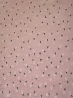 Ditsy Flower on Pink Poly/Cotton