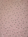 Ditsy Flower on Pink Poly/Cotton