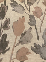 Dusty Pink/Grey Flower Jacquard Furnishing