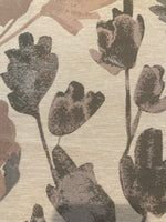 Dusty Pink/Grey Flower Jacquard Furnishing