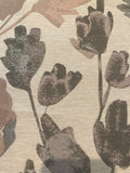 Dusty Pink/Grey Flower Jacquard Furnishing