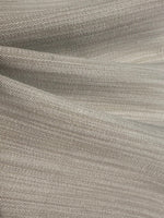 Pale Grey 2 Tone Stripe Effect Linen Mix, Firm & Crisp Handle