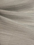 Pale Grey 2 Tone Stripe Effect Linen Mix, Firm & Crisp Handle