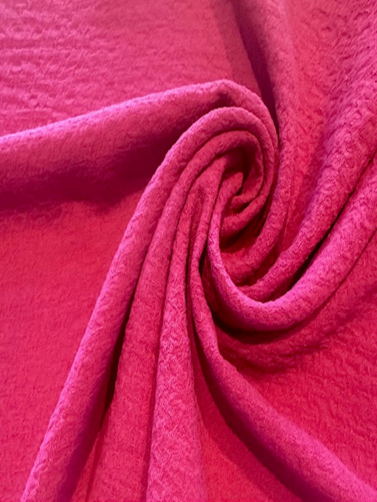 Cerise Textured Crepe Jersey