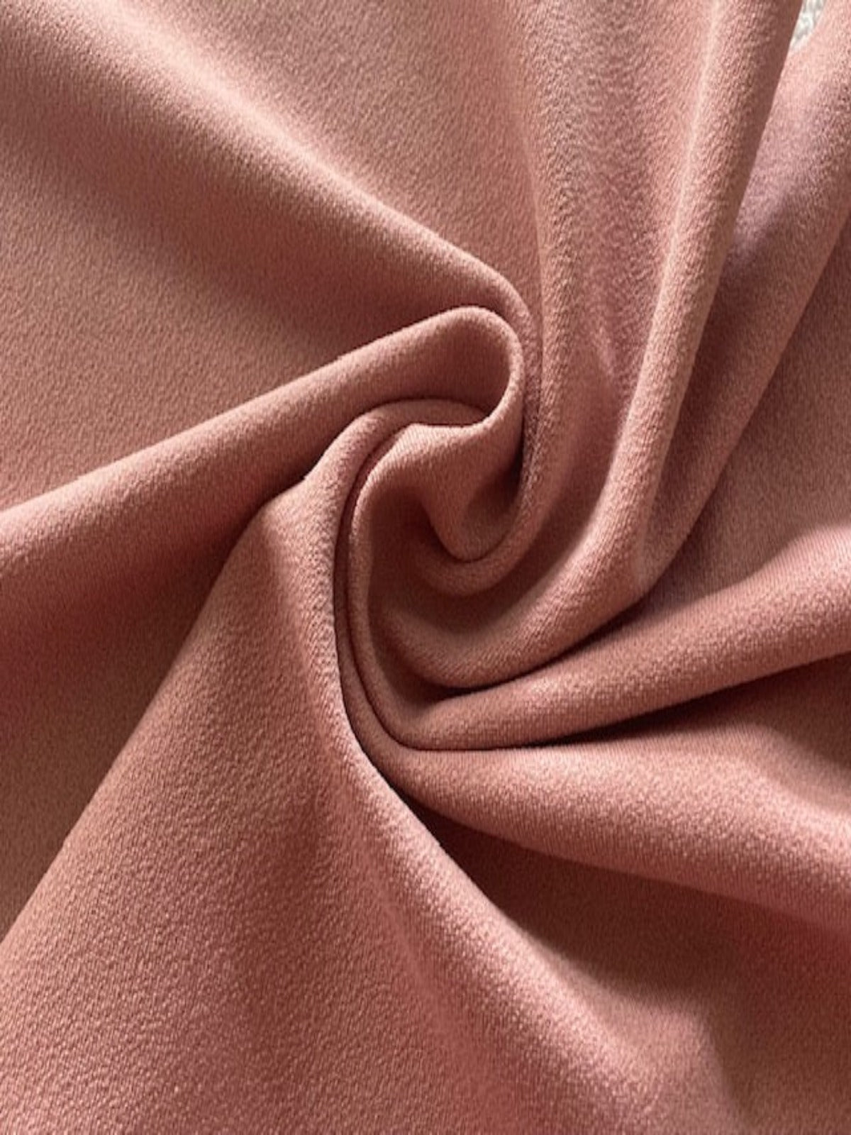 Dusty Pink Scuba Crepe