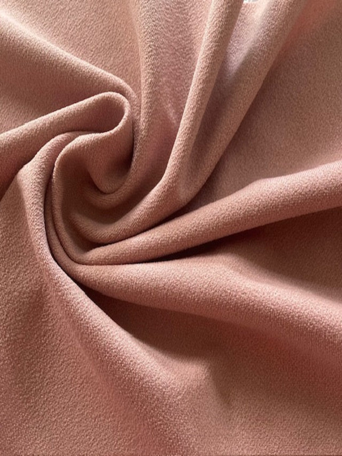 Dusty Pink Scuba Crepe