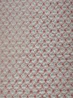 Orange Red Trellis with Stretch. Airtex Fabric