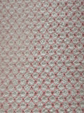 Orange Red Trellis with Stretch. Airtex Fabric