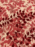 Dusty Pink Leaf Print on Cotton Lawn