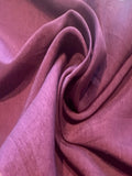 Plum Lightweight Silk Dupion